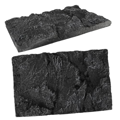 FRCOLOR 2st Reptilienkastenkulisse Terrarienbehälter Futternapf Für Schildkröten Für Reptilien Hintergrund des Schlangenpanzers Tier Pu Aquarium 3D Kriechen FRCOLOR 2st Reptilienkastenkulisse Terrarienbehälter Futternapf Für Schildkröten Für Reptilien Hintergrund des Schlangenpanzers Tier Pu Aquarium 3D Kriechen von FRCOLOR
