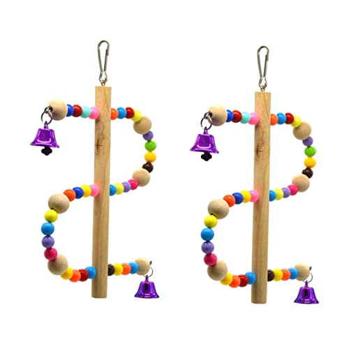 FRCOLOR 2St Zubehör für Vogelkäfige Nymphensittich-Spielzeug Spielzeuge Schaukelspielzeug für Papageien Papageienständer Spielzeug Vögel die Schaukel Hamsterbedarf Bambus FRCOLOR 2St Zubehör für Vogelkäfige Nymphensittich-Spielzeug Spielzeuge Schaukelspielzeug für Papageien Papageienständer Spielzeug Vögel die Schaukel Hamsterbedarf Bambus von FRCOLOR