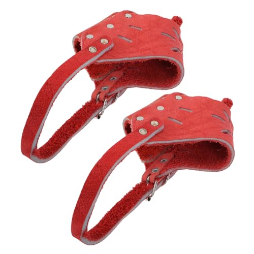 FRCOLOR 2st Schnauze Hunde Gitterkäfig Haustierkäfig Korbmaulkorb Für Hunde Hundezubehör Bissfester Hundemaulkorb Hundebellen Sicherheits- Leder Hundebedarf Chaos Essen FRCOLOR 2st Schnauze Hunde Gitterkäfig Haustierkäfig Korbmaulkorb Für Hunde Hundezubehör Bissfester Hundemaulkorb Hundebellen Sicherheits- Leder Hundebedarf Chaos Essen von FRCOLOR