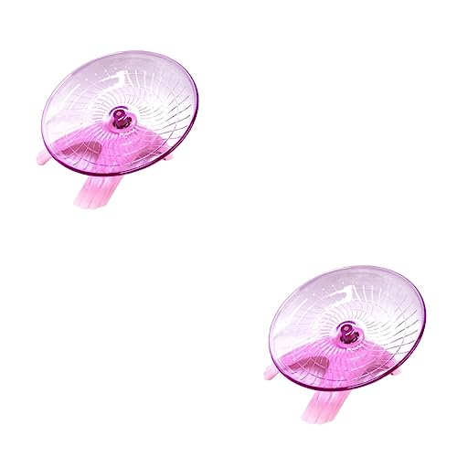 FRCOLOR 2 Stück Hamster-laufrad Laufrad Mit Nicht Lauffähiger Scheibe Laufrad Für Haustiere Bequemes Material Für Hamster Und Ratten von FRCOLOR