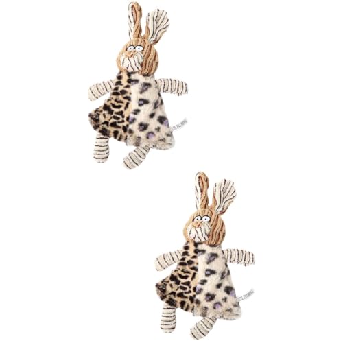 FRCOLOR 2stücke Plüsch Molar Spielzeug Für Hunde Langlebiges Interaktives Kauspielzeug Im Cartoon-Rabbit-Design Mit Quietscher Für Haustiere Für Zuhause Und Unterwegs Lichtbraun FRCOLOR 2stücke Plüsch Molar Spielzeug Für Hunde Langlebiges Interaktives Kauspielzeug Im Cartoon-Rabbit-Design Mit Quietscher Für Haustiere Für Zuhause Und Unterwegs Lichtbraun von FRCOLOR