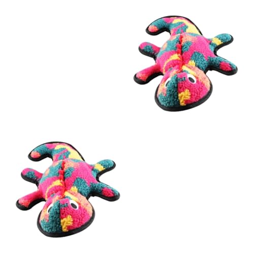 FRCOLOR Hund Plüsch Gecko 2st Spielzeug Haustier Handtuch Decke FRCOLOR Hund Plüsch Gecko 2st Spielzeug Haustier Handtuch Decke von FRCOLOR