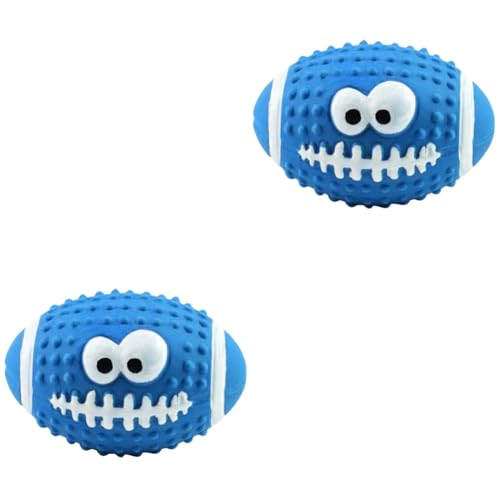 FRCOLOR 2St Spielzeugball für Haustiere quietschende spielzeuge für welpen Soundspielzeug für Hunde Kauspielzeug Spielzeug für Haustiere Spielzeug für Welpen Hundekauball von FRCOLOR
