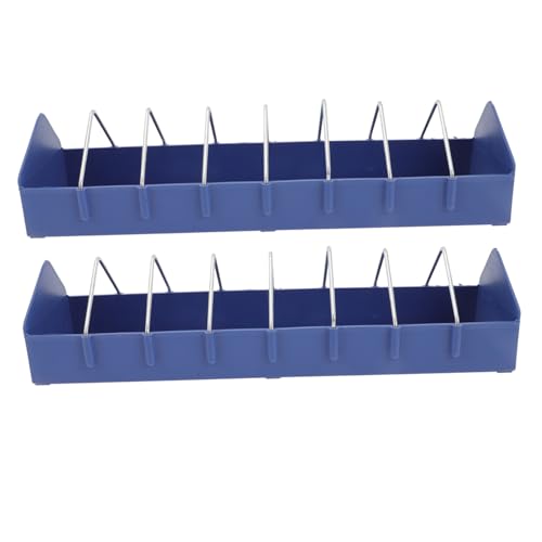 FRCOLOR 2St Taubentrog hühner futterspender Outdoor-Tablett Papageien Vogelkäfig Vogelfütterer Behälter für Taubenfutter Lebensmittel Container Hühnertrog Zubringer Essensbox pp FRCOLOR 2St Taubentrog hühner futterspender Outdoor-Tablett Papageien Vogelkäfig Vogelfütterer Behälter für Taubenfutter Lebensmittel Container Hühnertrog Zubringer Essensbox pp von FRCOLOR