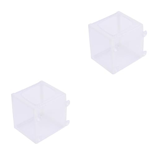 FRCOLOR 2 Stücke Aquarium Fisch Tank Fisch Box Zucht Inkubator Tank Polyester Net Kunststoff Rahmen Einfach Befestigen Weiß Farbe von FRCOLOR