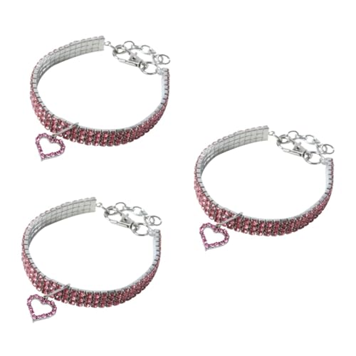 FRCOLOR 3 Grundhalsband für Hundehalsband für kleine pet Supplies haustierbedarf Edelsteinschmuck Welpenhalsband für Sicherheitshalskette für Haustiere die Zubehör FRCOLOR 3 Grundhalsband für Hundehalsband für kleine pet Supplies haustierbedarf Edelsteinschmuck Welpenhalsband für Sicherheitshalskette für Haustiere die Zubehör von FRCOLOR