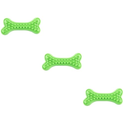 FRCOLOR 3 STK Bissfester Molarenstab Für Hunde Spielzeug Der Hund Gummi Zahnbürste von FRCOLOR