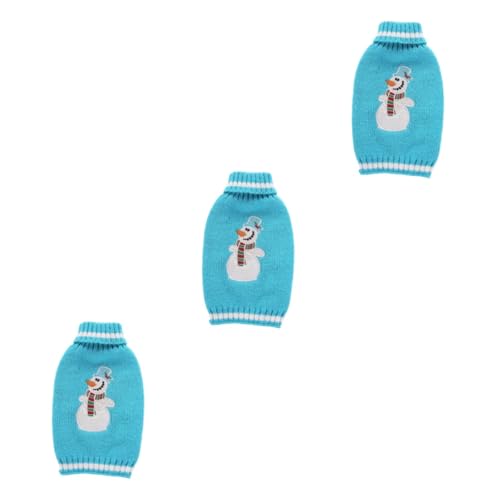 FRCOLOR 3 STK weihnachtshundeoutfit süße Hundepullover Weihnachtshundebekleidung Katze warme Kleidung Weihnachtspullover Partykleidung für Haustiere Haustierkleidung gestickt Shirt FRCOLOR 3 STK weihnachtshundeoutfit süße Hundepullover Weihnachtshundebekleidung Katze warme Kleidung Weihnachtspullover Partykleidung für Haustiere Haustierkleidung gestickt Shirt von FRCOLOR