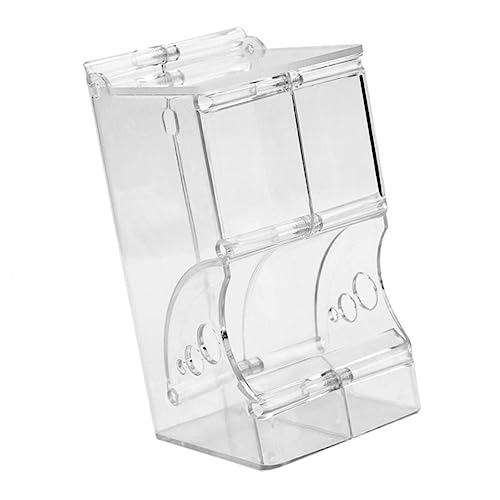 FRCOLOR 3 STK Futterautomat Für Hamster Kaninchen-acryl-futterspender Automatischer Futterspender Für Hamster Futterraufe Für Heu Hase Automatisch Lebensmittel Plastik Wasserflasche von FRCOLOR
