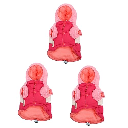 FRCOLOR 3 STK Haustier-Baumwollkleidung warme Haustierkleidung Baumwoll-Hoodies Hundejacken Weste Mantel Kleider warme Hundebekleidung Hunde warme Kleidung die Katze Hundebedarf Baumwolle FRCOLOR 3 STK Haustier-Baumwollkleidung warme Haustierkleidung Baumwoll-Hoodies Hundejacken Weste Mantel Kleider warme Hundebekleidung Hunde warme Kleidung die Katze Hundebedarf Baumwolle von FRCOLOR