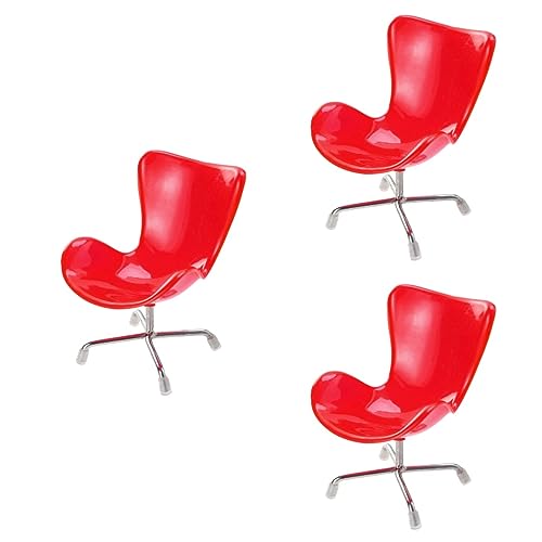 FRCOLOR 3stücke Mini-Stuhl Für Kleintiere Lustiger Kunststoff-Sitz Für Igel Und Hamster Niedliches Mini-möbelstück Rot Dekorativ Und Praktisch Für Käfige Fotorequisite Und FRCOLOR 3stücke Mini-Stuhl Für Kleintiere Lustiger Kunststoff-Sitz Für Igel Und Hamster Niedliches Mini-möbelstück Rot Dekorativ Und Praktisch Für Käfige Fotorequisite Und von FRCOLOR
