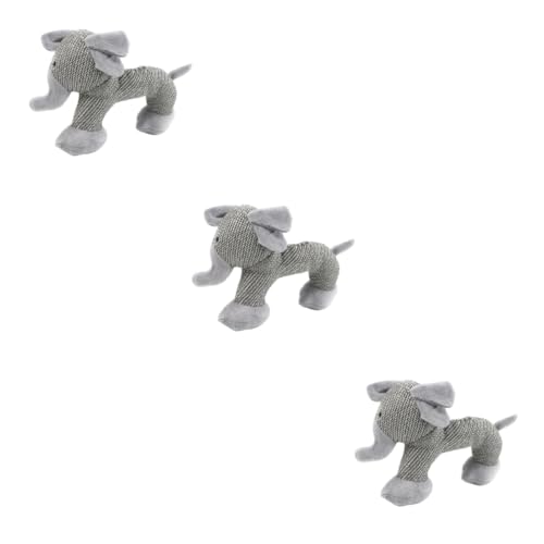 FRCOLOR 3 Stück Haustierspielzeug Plüsch Hundespielzeug Welpen Kauspielzeug Mit Quietscher Plüsch Weich Elefant Hellgrau FRCOLOR 3 Stück Haustierspielzeug Plüsch Hundespielzeug Welpen Kauspielzeug Mit Quietscher Plüsch Weich Elefant Hellgrau von FRCOLOR
