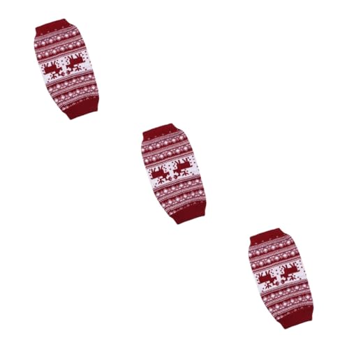 FRCOLOR 3 STK Kleiner Hundepullover Und Weihnachtspullover Roter Rollkragenpullover Xs-hundekleidung Gestrickter Pullover Für Haustiere Hundeweihnachtspullover Süße Hundekleidung Der Hund FRCOLOR 3 STK Kleiner Hundepullover Und Weihnachtspullover Roter Rollkragenpullover Xs-hundekleidung Gestrickter Pullover Für Haustiere Hundeweihnachtspullover Süße Hundekleidung Der Hund von FRCOLOR