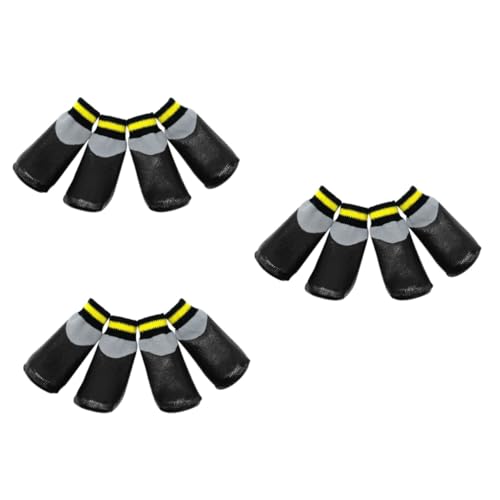 FRCOLOR 3 Sets Booties-socken Für Hunde – Gummischuhe Für Welpen Größe 7 Halten Die Pfoten Trocken Und Warm von FRCOLOR