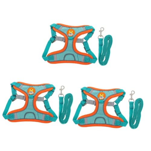 FRCOLOR 3 Sets Outdoor-Hund Für Welpen Komfortable Service-hundeweste Dicke Leine Haustier-zubehör-kit FRCOLOR 3 Sets Outdoor-Hund Für Welpen Komfortable Service-hundeweste Dicke Leine Haustier-zubehör-kit von FRCOLOR