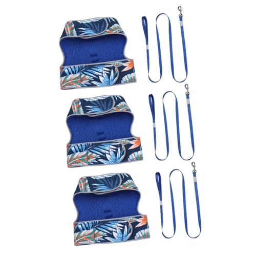 FRCOLOR Hundeleine 3 Sets Katzenleine Reflektierende Weste Katzenleine Geschirr Hunde Gehgurt Katzengeschirr Leine Verstellbares Hundehalsband Hundeschnur Leine Katzen Gehgeschirr FRCOLOR Hundeleine 3 Sets Katzenleine Reflektierende Weste Katzenleine Geschirr Hunde Gehgurt Katzengeschirr Leine Verstellbares Hundehalsband Hundeschnur Leine Katzen Gehgeschirr von FRCOLOR