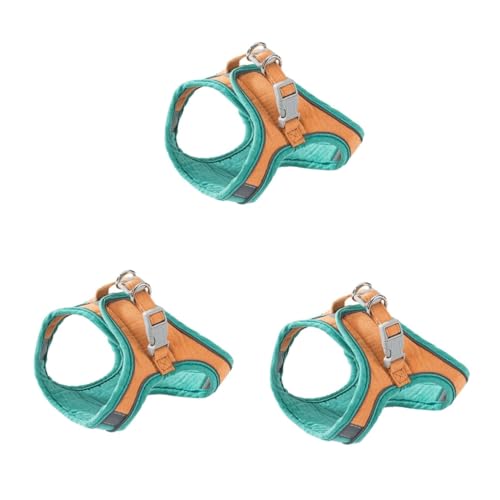 FRCOLOR 3 Sets Komfortable Einstellbare Katze Leine Set Leichte Pet Traktion Strap Outdoor Walking Für Pet von FRCOLOR
