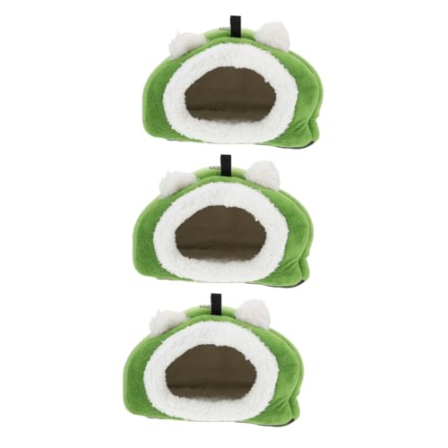 FRCOLOR 3 Stück Haustier-Baumwollnest Mini-Höhle Für Kleine Tiere Käfige Und Lebensräume Winter-Hamsterhaus Baumwolle Kaninchen Schlafnest Haustierzelt Bett Ratte Warme Höhle FRCOLOR 3 Stück Haustier-Baumwollnest Mini-Höhle Für Kleine Tiere Käfige Und Lebensräume Winter-Hamsterhaus Baumwolle Kaninchen Schlafnest Haustierzelt Bett Ratte Warme Höhle von FRCOLOR