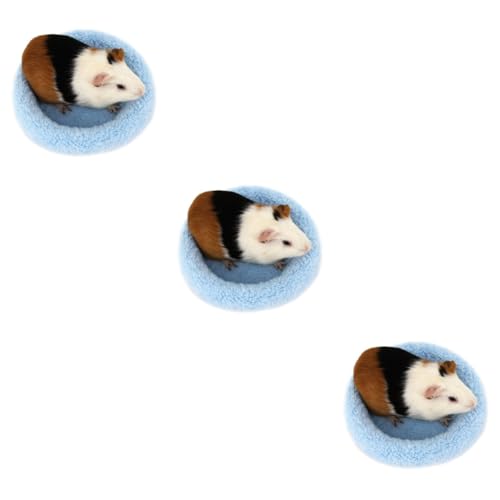 FRCOLOR 3St Futter für Meerschweinchen Hamster-Pad-Bett meerschweinchen Bett Hamsterkissen hamsterbett Hamster Bed Hamstermatte Hamster Pad Maschinenwäsche warme Unterlage Haustierdecke von FRCOLOR