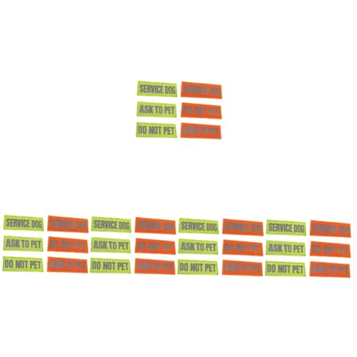 FRCOLOR 5sets Hund Patches Reflektierende Tags Service Hund Dekorationen Für 6 Stücke * 5 FRCOLOR 5sets Hund Patches Reflektierende Tags Service Hund Dekorationen Für 6 Stücke * 5 von FRCOLOR