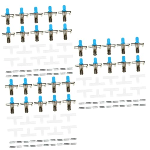 FRCOLOR 30 STK Wasserzufuhr Hasennippel Automatische Tränke Automatischer Schweinenippel Hasentrinker Automatische Kaninchentränke Hasentränke Kaninchenkäfig Weiß Rostfreier Stahl Feder von FRCOLOR