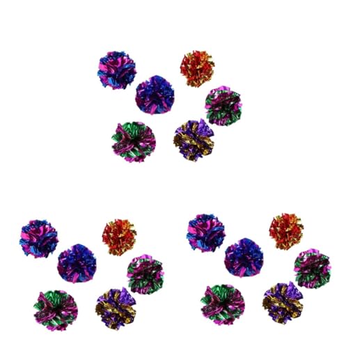 FRCOLOR Katzenspielzeug Spielzeug Für Haustiere 36 STK Spielzeug Crinkle-bälle Für Katzen Mylar-Kugeln Blumenkugel Aus Papier Haustier Katze Crinkle-Katzenspielzeug Kätzchenspielzeug FRCOLOR Katzenspielzeug Spielzeug Für Haustiere 36 STK Spielzeug Crinkle-bälle Für Katzen Mylar-Kugeln Blumenkugel Aus Papier Haustier Katze Crinkle-Katzenspielzeug Kätzchenspielzeug von FRCOLOR