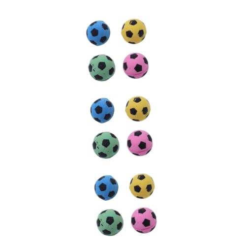 FRCOLOR 36 STK Schaumstoff-Fußballspielzeug für Hauskatzen Spielzeugball Spielzeug für Katze Schwamm Spaß flink Spielzeugbälle für Katzen Spielzeug für Haustiere beissen Katzenspielzeug FRCOLOR 36 STK Schaumstoff-Fußballspielzeug für Hauskatzen Spielzeugball Spielzeug für Katze Schwamm Spaß flink Spielzeugbälle für Katzen Spielzeug für Haustiere beissen Katzenspielzeug von FRCOLOR