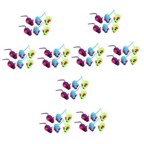 FRCOLOR 36stücke Elastische Mäuse Spielzeug Für Katzen Interaktive Katzenspielzeuge Zufälligen Farben Um Ihre Katze Zu Unterhalten Und Möbel Zu Schützen FRCOLOR 36stücke Elastische Mäuse Spielzeug Für Katzen Interaktive Katzenspielzeuge Zufälligen Farben Um Ihre Katze Zu Unterhalten Und Möbel Zu Schützen von FRCOLOR