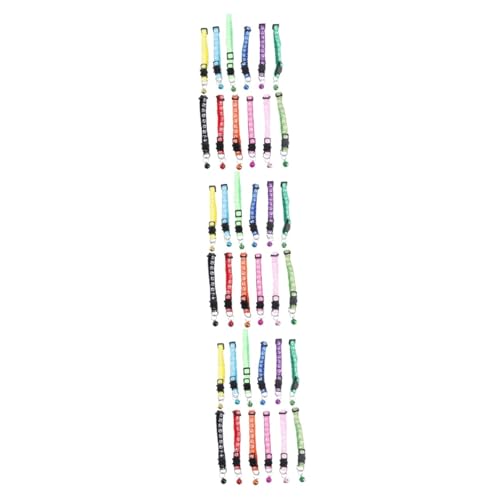 FRCOLOR 36 Stück -Glockenhalsband Zartes Haustier-Stoffhalsband Pfoten-Katzenhalsband Modisches Hunde- Haustier-Hunde- Trendige Halsketten Blumen-Halskette FRCOLOR 36 Stück -Glockenhalsband Zartes Haustier-Stoffhalsband Pfoten-Katzenhalsband Modisches Hunde- Haustier-Hunde- Trendige Halsketten Blumen-Halskette von FRCOLOR