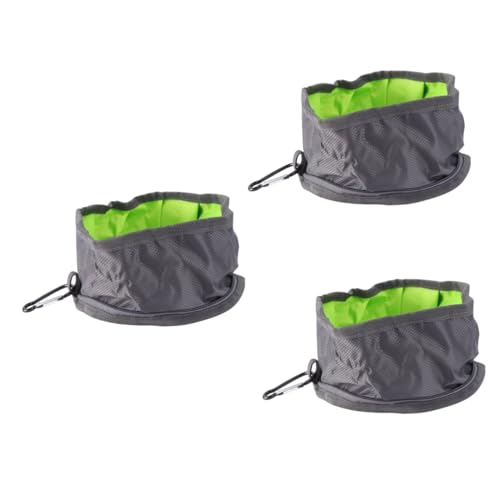 FRCOLOR 3-teiliges Tragbares Futternapf-Set Für Haustiere Hundefutter Und Wassernapf Für Camping Wandern Outdoor FRCOLOR 3-teiliges Tragbares Futternapf-Set Für Haustiere Hundefutter Und Wassernapf Für Camping Wandern Outdoor von FRCOLOR