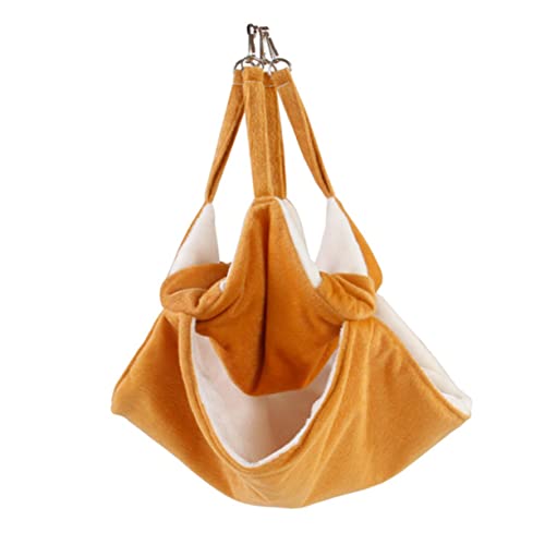 FRCOLOR 3 Stück Haustierbett Schlafsack Hängematte Für Haustierkäfige Hamster Bequem Zu Installierende Haken Weicher Flanell Orange FRCOLOR 3 Stück Haustierbett Schlafsack Hängematte Für Haustierkäfige Hamster Bequem Zu Installierende Haken Weicher Flanell Orange von FRCOLOR