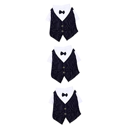 FRCOLOR 3St Haustieranzug formelles Hemd der Katze formelle Kleider für die Hochzeit Hochzeitsdekoration Tanktops Anzug für Hunde männliche Hundekleidung groß Shirt Hochzeitskleid Weste FRCOLOR 3St Haustieranzug formelles Hemd der Katze formelle Kleider für die Hochzeit Hochzeitsdekoration Tanktops Anzug für Hunde männliche Hundekleidung groß Shirt Hochzeitskleid Weste von FRCOLOR
