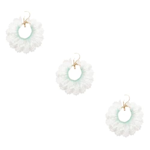FRCOLOR 3-teiliges Katzen-/Haustier-Mode-Accessoire-Set Mit Spitzenkragen Und Schal Schönheit Und Charme Für Ihren Anlass von FRCOLOR