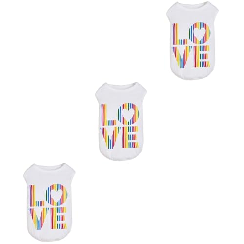 FRCOLOR 3-teiliges Welpen-Outfit Für Hunde T-Shirt Modische Hundekleidung Bequem Geruchsneutral Kein Ausbleichen Stilvoll FRCOLOR 3-teiliges Welpen-Outfit Für Hunde T-Shirt Modische Hundekleidung Bequem Geruchsneutral Kein Ausbleichen Stilvoll von FRCOLOR