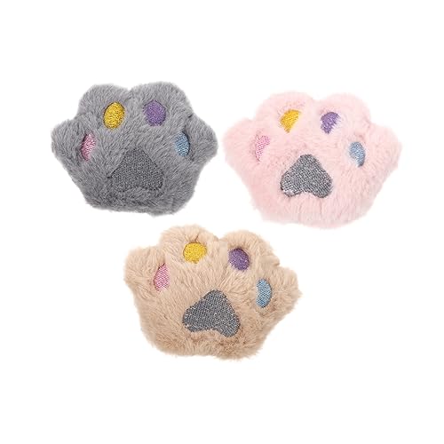 FRCOLOR 3pcs Kätzchen Spielzeug Design Plüsch Katze Kauspielzeug für Haustier Spielzeug von FRCOLOR