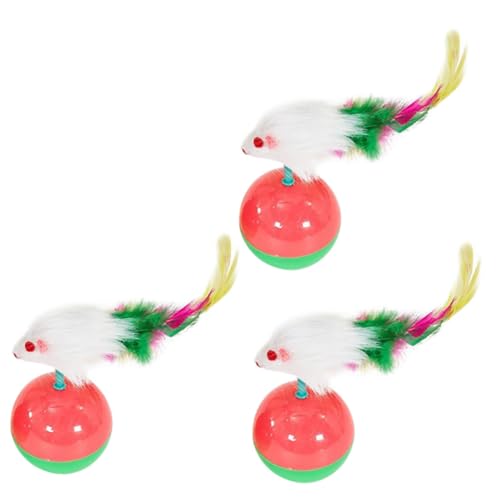FRCOLOR 3stücke Katzenwackelspielzeug Interaktives Katzenspielzeug Für Kätzchen Wackelball Mit Plüschmaus Fördert Spiel Und Bindung Für Indoor-nutzung Und Haustierbedarf FRCOLOR 3stücke Katzenwackelspielzeug Interaktives Katzenspielzeug Für Kätzchen Wackelball Mit Plüschmaus Fördert Spiel Und Bindung Für Indoor-nutzung Und Haustierbedarf von FRCOLOR