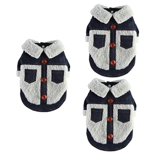 FRCOLOR 3st Kleidung Für Haustiere Kleine Hundejacke Haustiermantel Stylische Hundejacke Jacke Mit Reißverschluss Hund Kältefestes Kostü Pelzige Jacke Outfit Winddicht Polyester Schmücken FRCOLOR 3st Kleidung Für Haustiere Kleine Hundejacke Haustiermantel Stylische Hundejacke Jacke Mit Reißverschluss Hund Kältefestes Kostü Pelzige Jacke Outfit Winddicht Polyester Schmücken von FRCOLOR