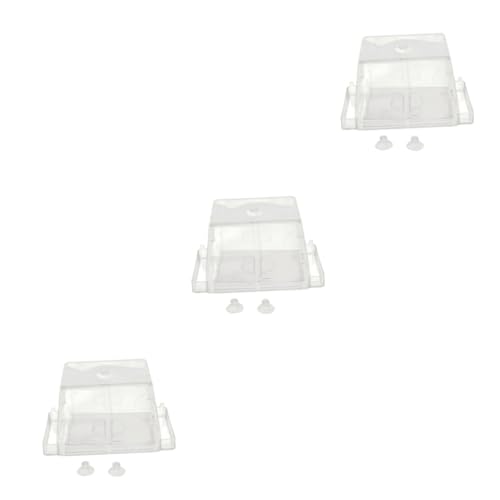 FRCOLOR 3St augplatte Suction Cup saugglocke Transparente Abdeckung saugrobiter däumelinchen gluckaro Sauger Guppy Saugnapf Saugnäpfe Doppelschicht Betta-Box Terrarium Zuchtbox FRCOLOR 3St augplatte Suction Cup saugglocke Transparente Abdeckung saugrobiter däumelinchen gluckaro Sauger Guppy Saugnapf Saugnäpfe Doppelschicht Betta-Box Terrarium Zuchtbox von FRCOLOR