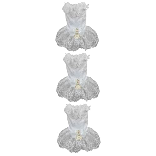 3St hundekleidung hundebekleidung hundeausstattung Dog Accessories Hunde zubehör Kleidung für Hunde hundezubehör Hundeoutfit hundekleider Dog Clothes der Hund Rock weißes Garn 3St hundekleidung hundebekleidung hundeausstattung Dog Accessories Hunde zubehör Kleidung für Hunde hundezubehör Hundeoutfit hundekleider Dog Clothes der Hund Rock weißes Garn von FRCOLOR