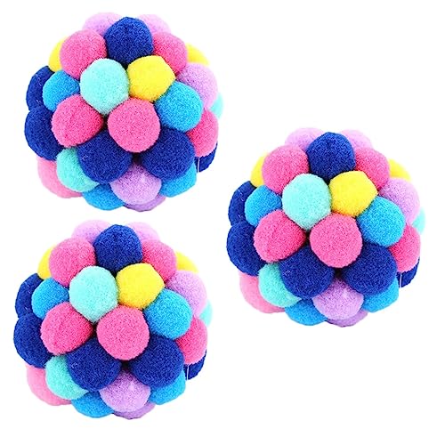 FRCOLOR Kätzchen Glocken 3St knete Spielzeug knetspielzeug Glockenkugeln Spielzeug Glocken Glockenspielzeug für Katze Rasselspielzeugball für Katze die Katze Hüpfender Ball die Klingel FRCOLOR Kätzchen Glocken 3St knete Spielzeug knetspielzeug Glockenkugeln Spielzeug Glocken Glockenspielzeug für Katze Rasselspielzeugball für Katze die Katze Hüpfender Ball die Klingel von FRCOLOR