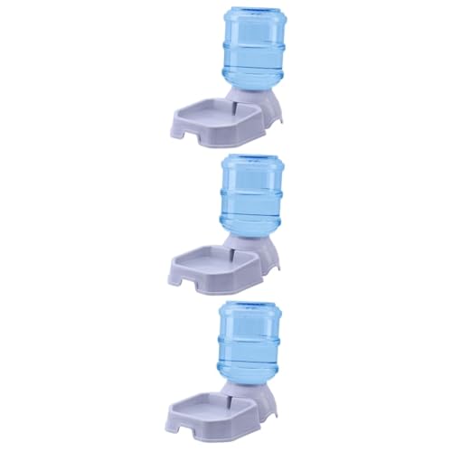 3St Automatischer Trinkbrunnen Automatischer Wasserspender für Katzenfutter Gravity-Katzenfutterautomat Futterspender für Katzen Haustier Heimtierbedarf Katze wasserhalter füttern von FRCOLOR