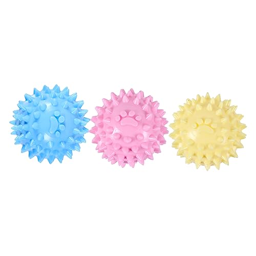 FRCOLOR 3st Ball Zur Zahnreinigung Spielzeuge Zahnspielzeug Für Welpen Bissfestes Hundespielzeug Hund Spielt Spielzeug Backenzahnspielzeug Für Hunde Der Hund TPR Spielzeugball FRCOLOR 3st Ball Zur Zahnreinigung Spielzeuge Zahnspielzeug Für Welpen Bissfestes Hundespielzeug Hund Spielt Spielzeug Backenzahnspielzeug Für Hunde Der Hund TPR Spielzeugball von FRCOLOR