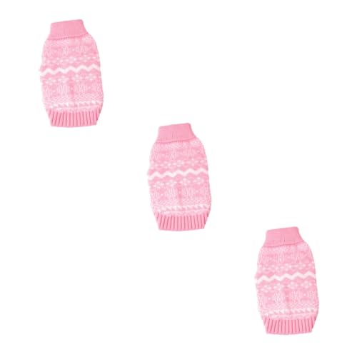 FRCOLOR 3st Elch Pullover Hals Pullover Winterkleidung Hundekleidung Stricken Badekäfig Für Katzen Katzenspieltunnel Pullover Mit Hohem Kragen Zen-Garten- Haustier Wintermantel FRCOLOR 3st Elch Pullover Hals Pullover Winterkleidung Hundekleidung Stricken Badekäfig Für Katzen Katzenspieltunnel Pullover Mit Hohem Kragen Zen-Garten- Haustier Wintermantel von FRCOLOR