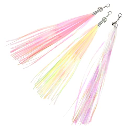 FRCOLOR 3st Ersatzkopf Für Katzenangel Kätzchen Übung Katzenspielzeug Zauberstab Pom Pom Katzenspielzeug Katzenglocken Spielzeug Katzenfänger Spielzeug Optional Quaste Hauskatze FRCOLOR 3st Ersatzkopf Für Katzenangel Kätzchen Übung Katzenspielzeug Zauberstab Pom Pom Katzenspielzeug Katzenglocken Spielzeug Katzenfänger Spielzeug Optional Quaste Hauskatze von FRCOLOR