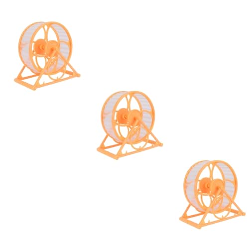 FRCOLOR 3st Hamster Läuft Spielzeug Für Haustiere Hamster Laufrad Rennmaus Rad Autoräder 8 Zoll Hamsterrad Ratte Laufrad Spielzeug 11-Zoll-Hamster Scrollrad Joggen Plastik von FRCOLOR