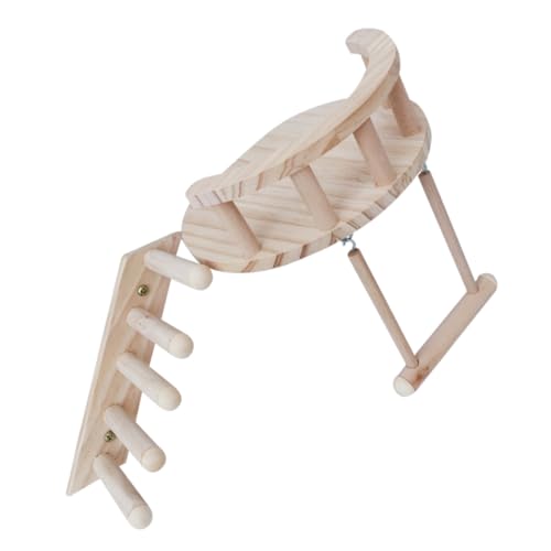 FRCOLOR 3stücke Kleintier Spielzeugset Aus Holz Teiliges Hamster Zubehör Mit Leiter Plattform Und Schaukel Für Gesunde Beschäftigung Und Zahnpflege Für Meerschweinchen Chinchillas Und FRCOLOR 3stücke Kleintier Spielzeugset Aus Holz Teiliges Hamster Zubehör Mit Leiter Plattform Und Schaukel Für Gesunde Beschäftigung Und Zahnpflege Für Meerschweinchen Chinchillas Und von FRCOLOR
