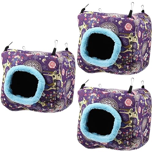 FRCOLOR 3st Hamsternest Frettchen Bett Komfortables Warmes Ruhebett Warmer Ruheplatz Ruhebett Für Kaninchen Hammer Hamsterhaus Igel Chinchilla Violett Baumwolle Haustier Kaninchennest FRCOLOR 3st Hamsternest Frettchen Bett Komfortables Warmes Ruhebett Warmer Ruheplatz Ruhebett Für Kaninchen Hammer Hamsterhaus Igel Chinchilla Violett Baumwolle Haustier Kaninchennest von FRCOLOR