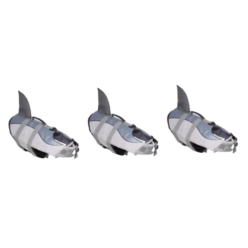 FRCOLOR 3 Stücke Reflektierende Hund Weste Saver Badeanzug Weste Schwimmweste Für Schwimmen Mit Griff Für Welpen FRCOLOR 3 Stücke Reflektierende Hund Weste Saver Badeanzug Weste Schwimmweste Für Schwimmen Mit Griff Für Welpen von FRCOLOR