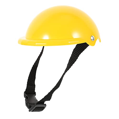 FRCOLOR 3st Haustier Lustiger Hut Hündchen Harthelm Hundemütze Hüte Für Hund Schutzhelm Für Hunde Katze Motorradhelm Mini-hundehelm Haustier Helm Welpe Abs Hundekäfig Großer Hund Urlaub von FRCOLOR