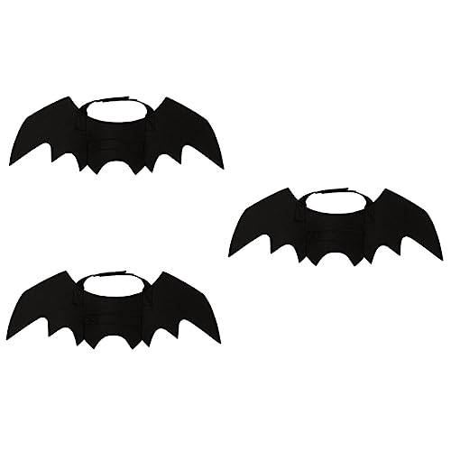 FRCOLOR 3st Kätzchen-Fledermaus-kostü Haustier Tuch Kleine Hunde-Outfits Süße Katzenkostüme Katzenfledermaus-Outfit Fledermausflügel Fledermauskleid Für Haustier Hundekleidung Halloween FRCOLOR 3st Kätzchen-Fledermaus-kostü Haustier Tuch Kleine Hunde-Outfits Süße Katzenkostüme Katzenfledermaus-Outfit Fledermausflügel Fledermauskleid Für Haustier Hundekleidung Halloween von FRCOLOR